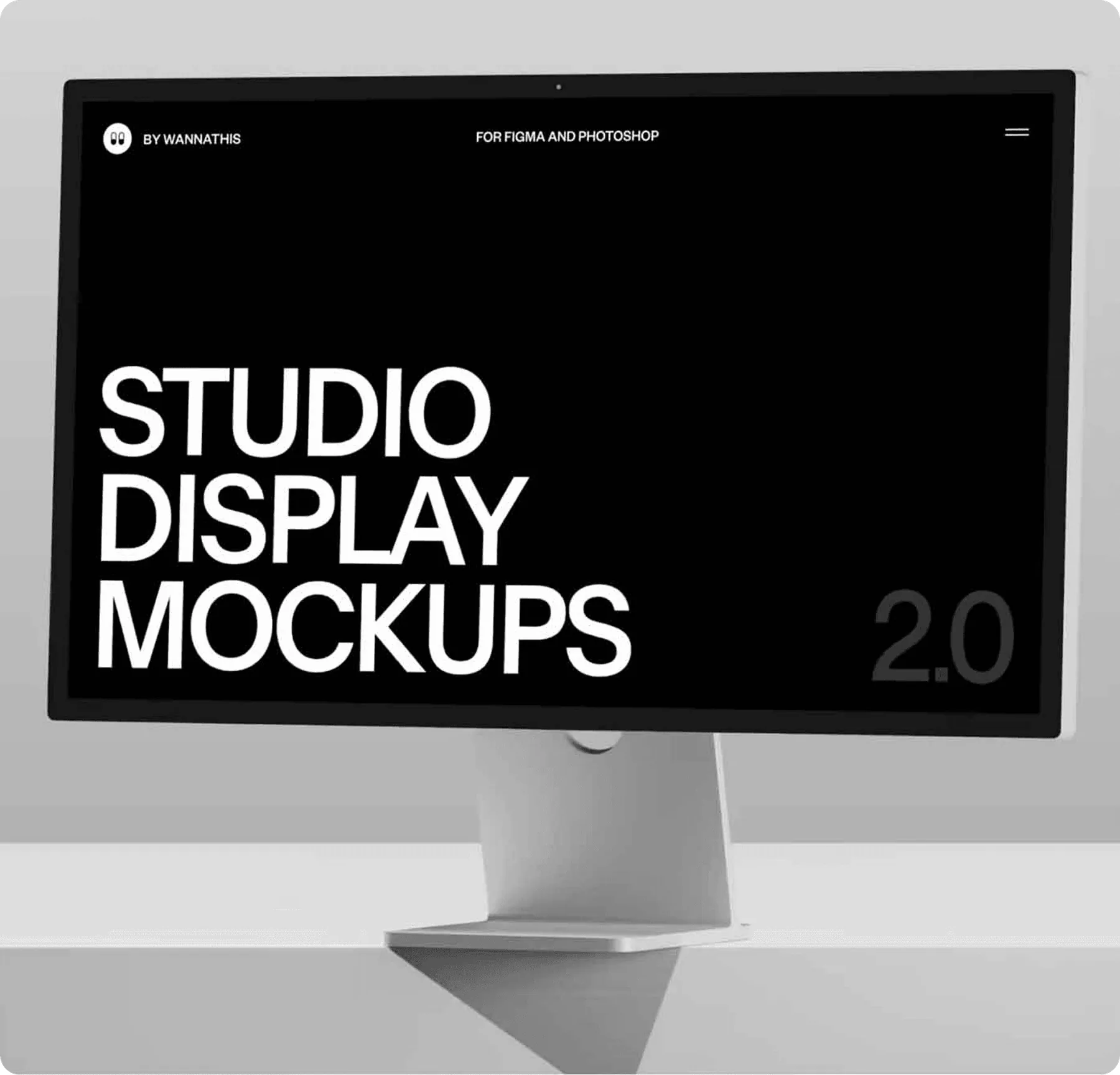 Desktop display showing a black and white website layout, Orbit Coffee brand identity project