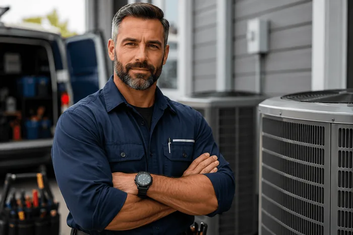 Marcus Bennett, lead HVAC technician