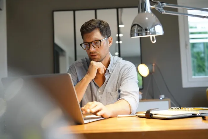 professional working