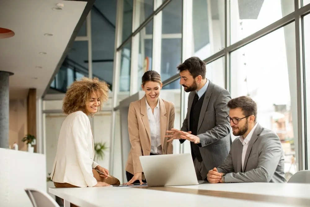 A business meeting about customer experience
