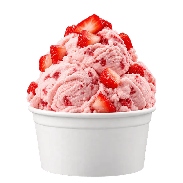 Berry happy in a plain white cup