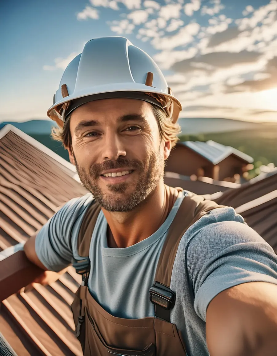 David Brown, senior project manager, smiling in a white hard hat