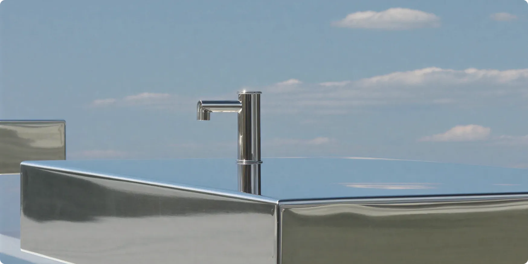 Finished plumbing fixture on a Gullwick project