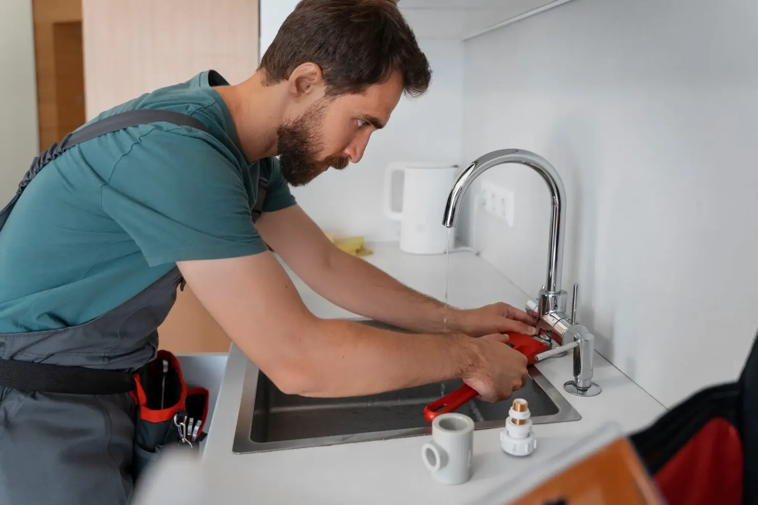 Kitchen Plumbing service by Gullwick