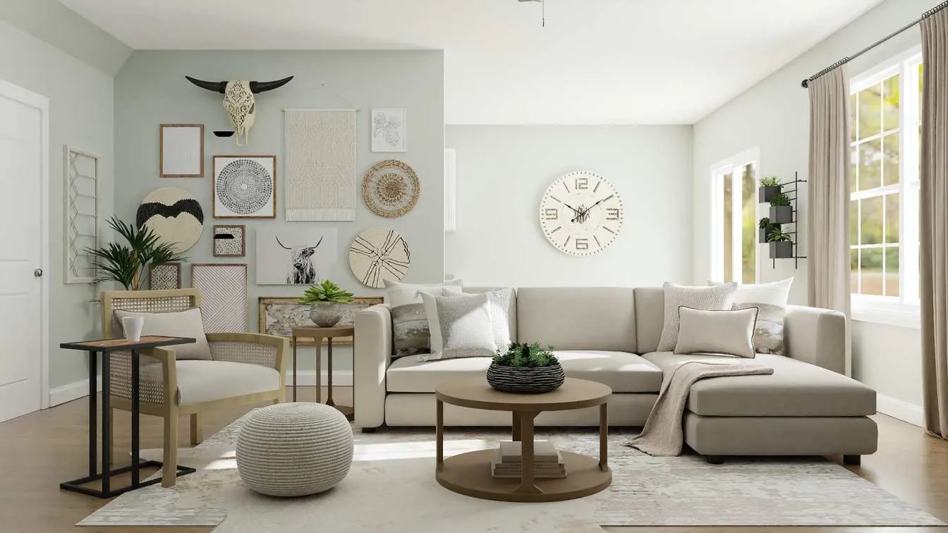 Serenity Heights: the living room