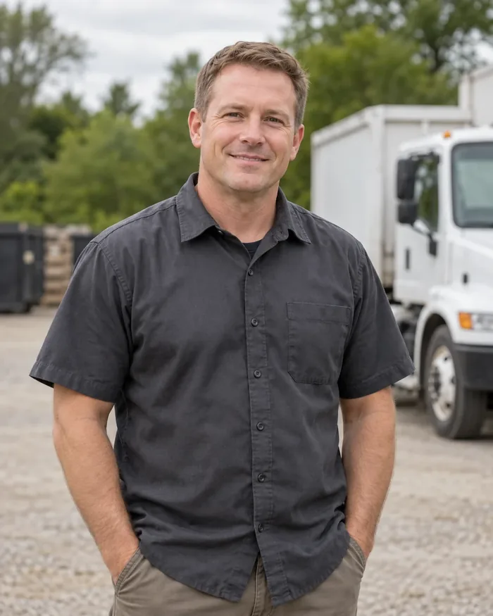 Portrait of Sam Whitaker, operations manager.