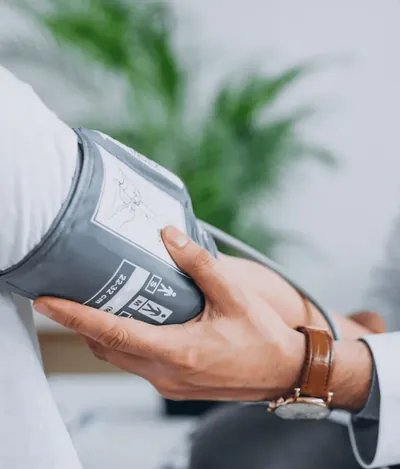 A blood pressure check
