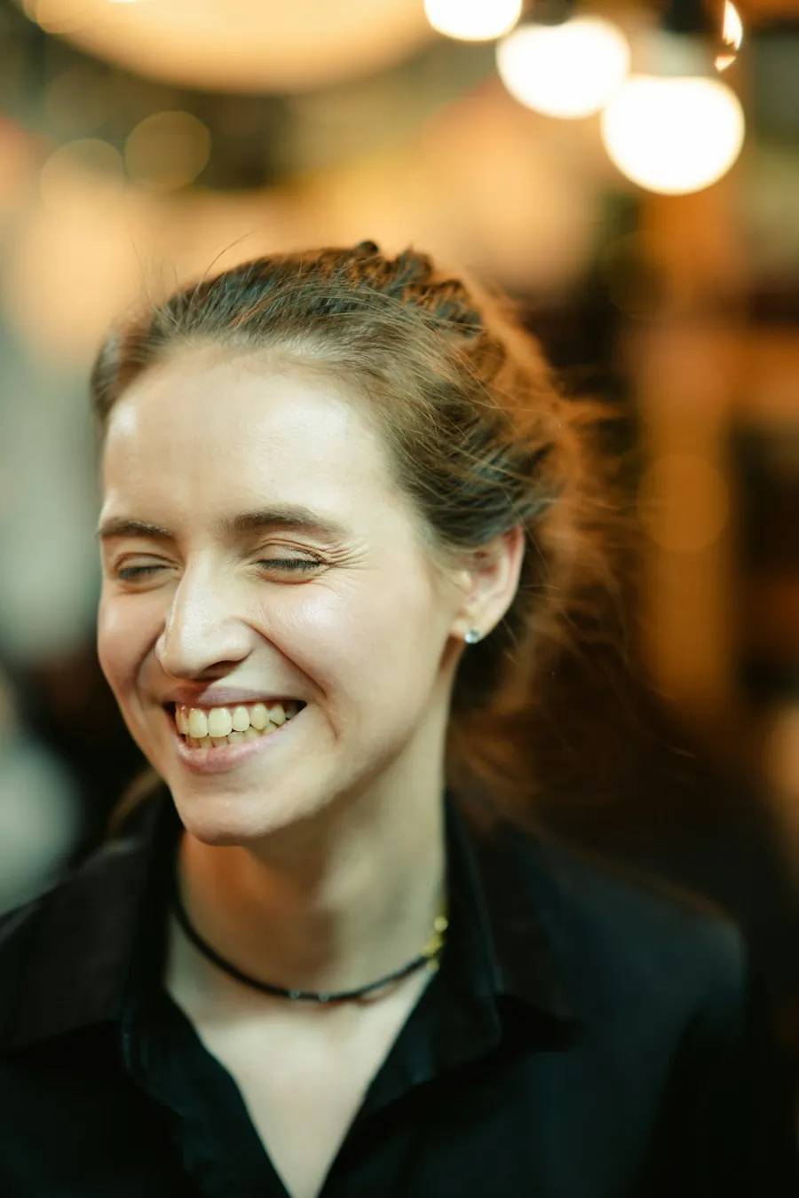 Portrait of Beth Rowley, stylist at Rowan Hair Studio