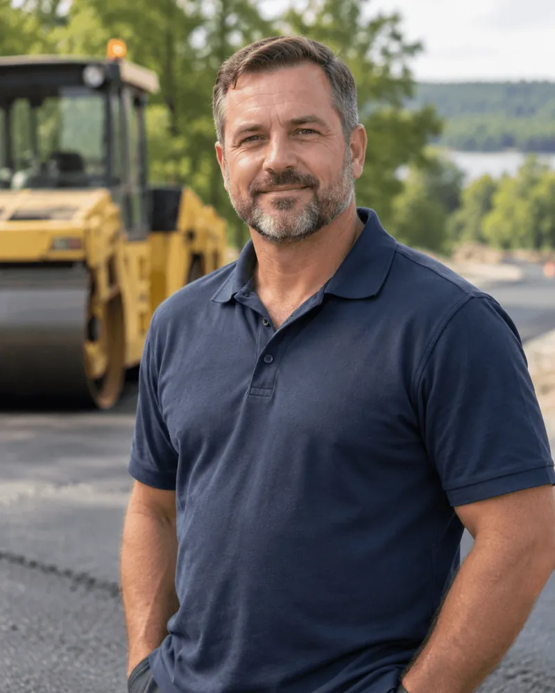 Marcus Tarrow, founder and owner, on a job site