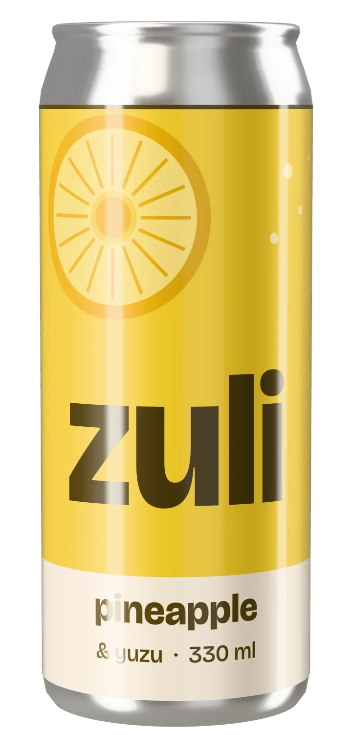 A can of Zuli pineapple